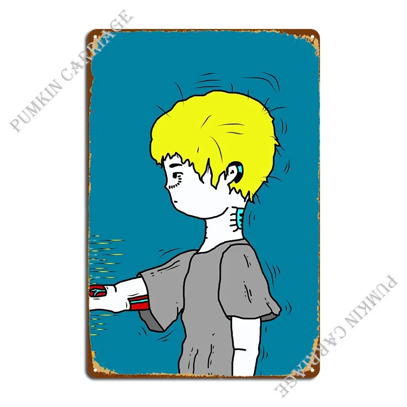 

Заблокированный металлический знак ржавый паб Фреска винтажный жестяной знак плакат