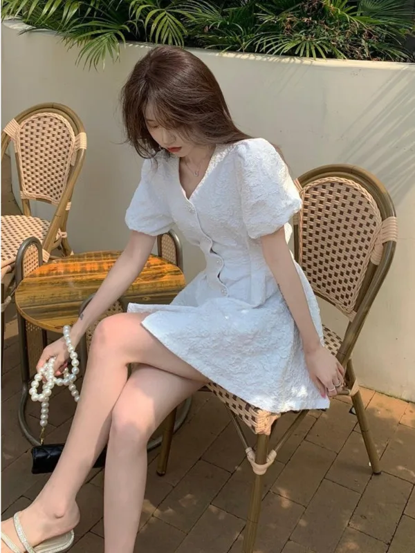 Платье женское трехмерное с V-образным вырезом маленький аппарат для ухода за