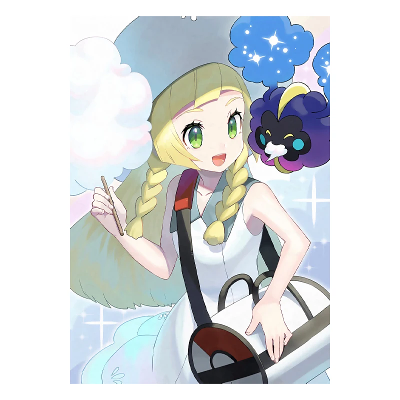 60 шт./набор, чехлы для карт Ptcg Lillie Dtcg Ws