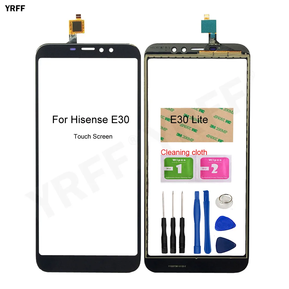 

Black Touch Screens For Hisense E30 Lite Touch Screen Digitizer Front Glass Panel Sensor Mobile Phone Repair Parts Tools