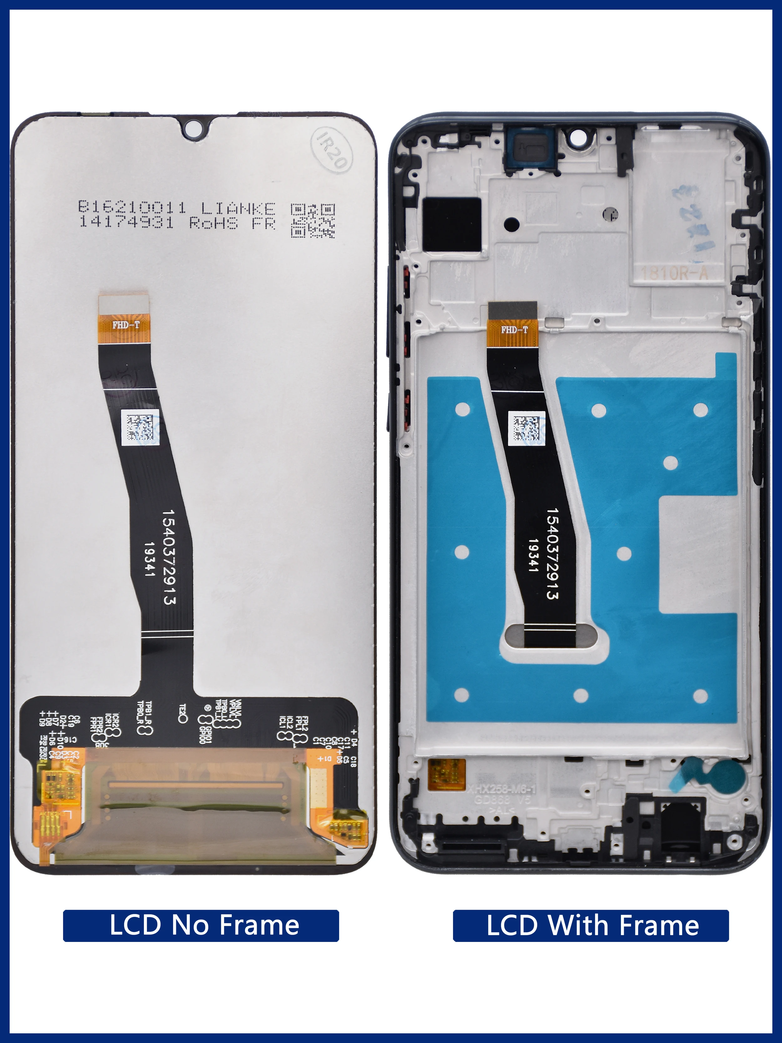 Najtaniej 6.21 Calowy Ekran LCD Najwyższej Jakości Dla HUAWEI Honor 10lite Ekran Dotykowy Montaż Ekranu Dla Honor 10lite LCD + Wymiana Ramki