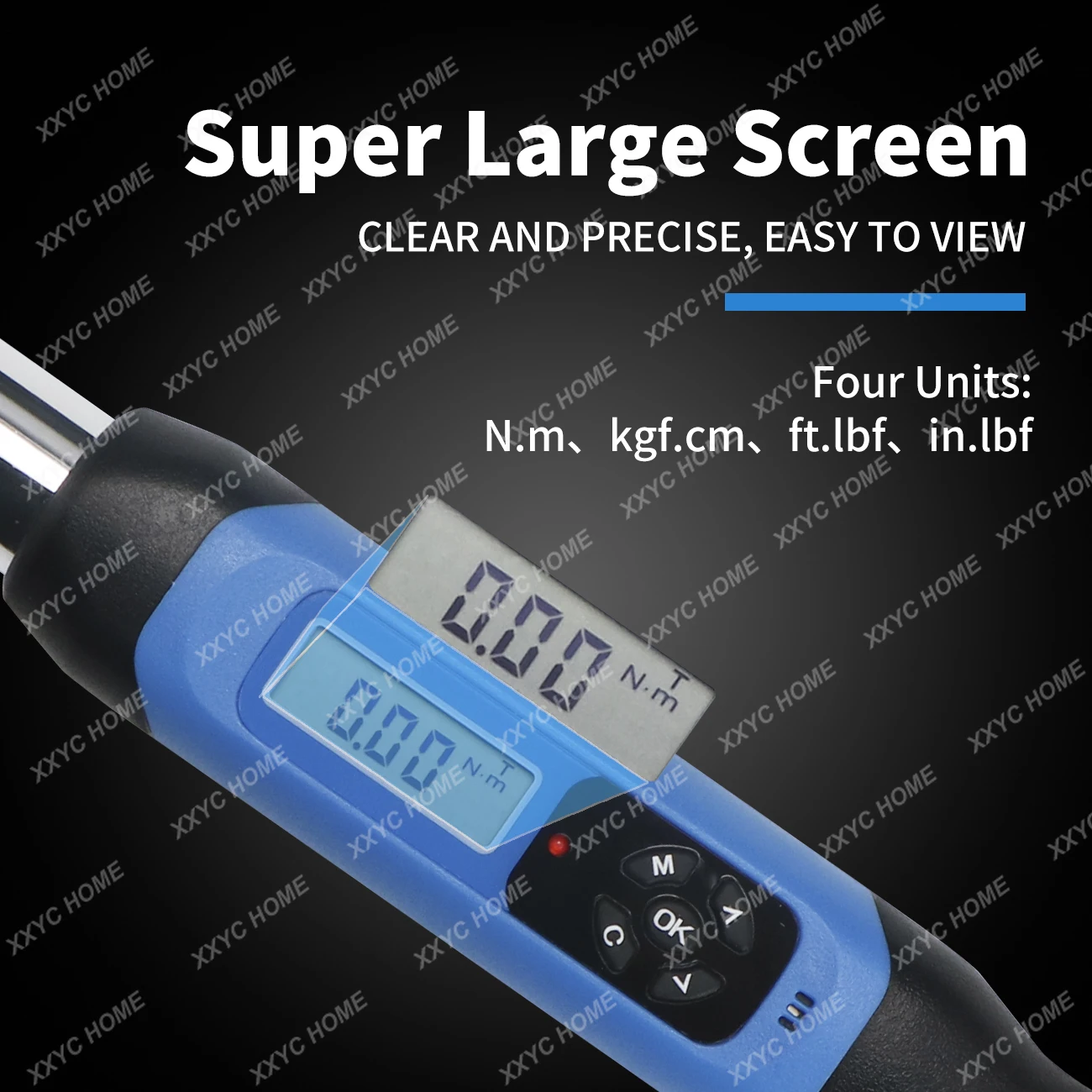 Цифровой Динамометрический ключ Shahe 1/4 дюйма 3/8 регулируемый AWJ инструмент для