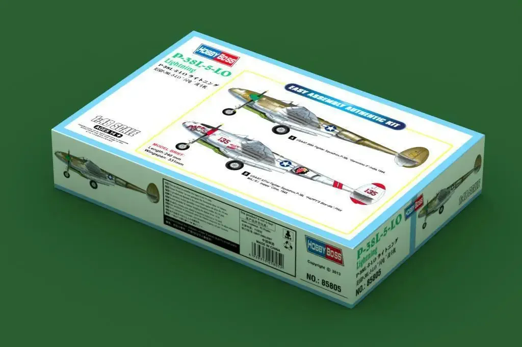 Hobbyboss 85805 Hobby Boss 1/48 P-38L-5-LO Комплект модели молнии