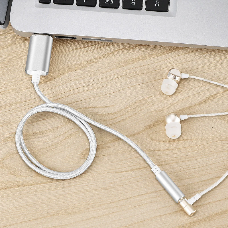 Звуковая карта 2 в 1 со штекером USB 3 5 мм Звуковой адаптер для ПК ноутбука PS5 PS4