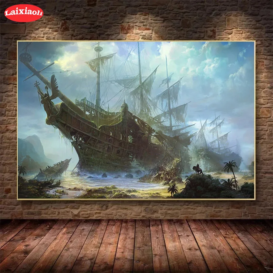 

Набор для вышивки крестиком из квадратных страз, ручная работа