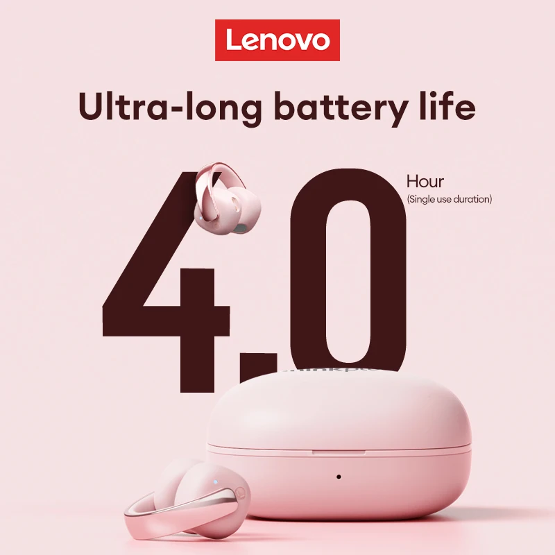 Оригинальные беспроводные Bluetooth 5 4 наушники Lenovo LP38 TWS зажим для ушей умные с