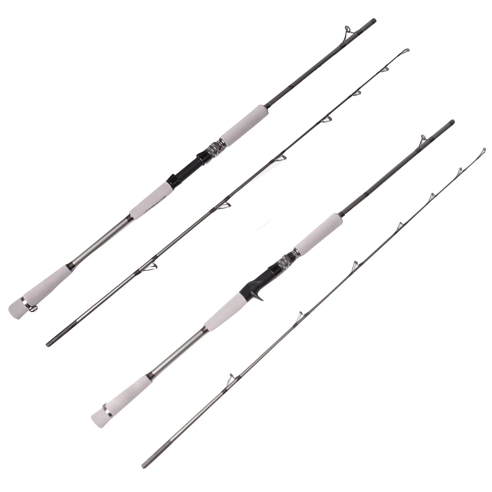 Mavllos Sea Bass Fishing Rod 80-250g Top Quality High Grade Gray Design Saltwater Carbon Casting Spinning Rod for Boat Fishing
