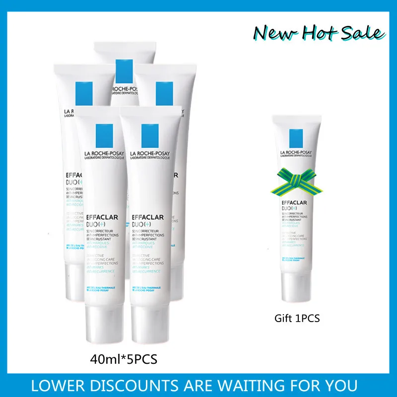 

Buy 5 Get 6 La Roche Posay Effaclar Duo Effective Acne Removal Cream Fade Acne Spots Oil Control Anti-Acne Facial Skin Care