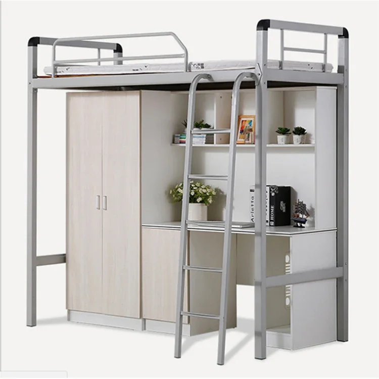 Новая мебель Twin Over Loft School Hostels металлическая двухъярусная кровать с