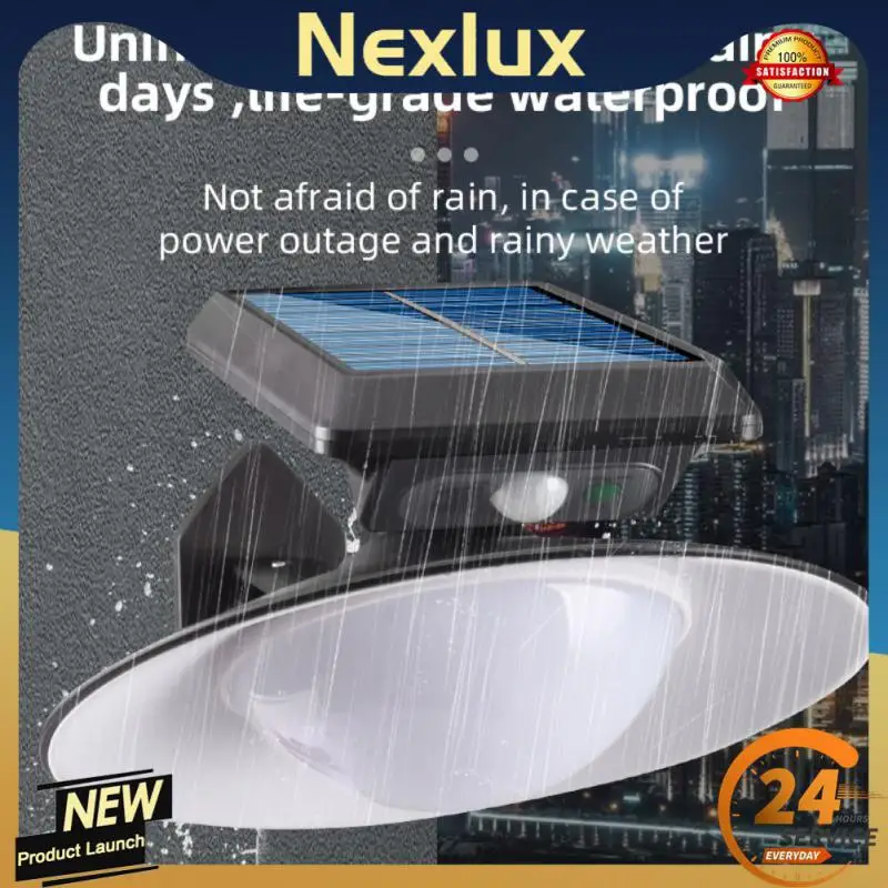 

Outdoor Solar Light 2400mah Ip64 Waterproof Street Lighting Abs Plastics Remote Control Lawn Courtyard Lamp Corridor Lighting