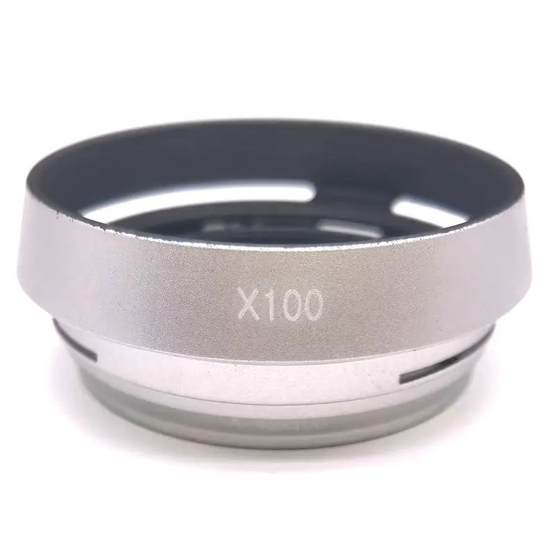 Фото Переходное кольцо для объектива FEDI-LH-X100 49 мм, металлическая бленда для объектива Fuji X100 X100S, адаптерное кольцо для бленды №1