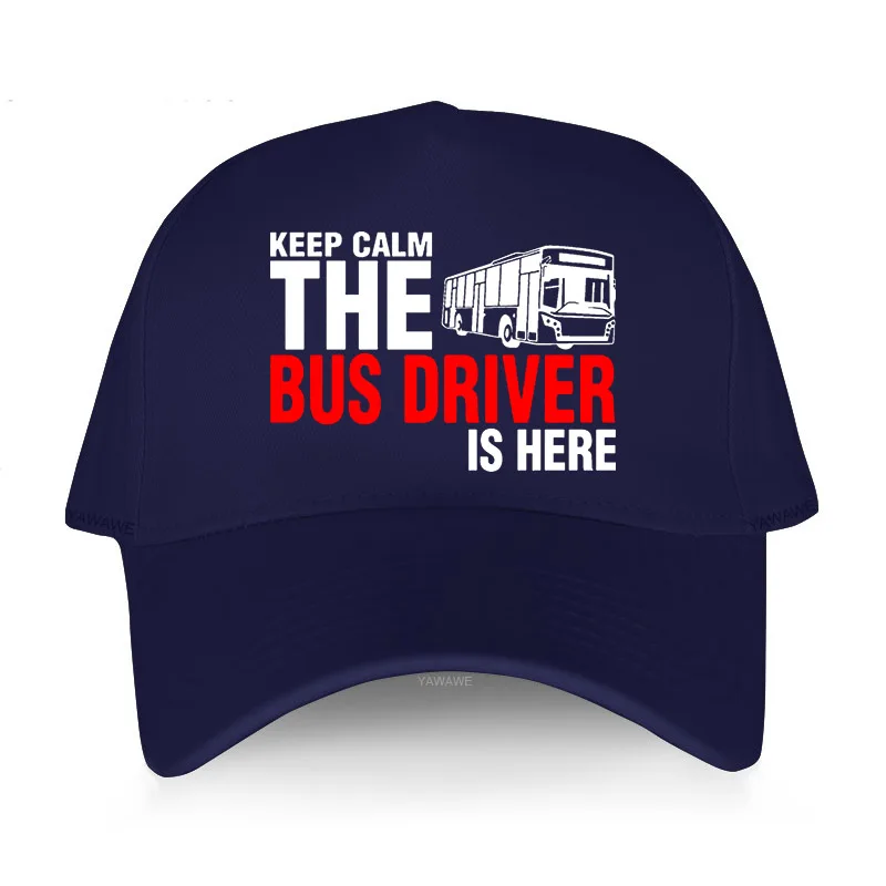 

Cotton unisex Adjustable Baseball Cap Mantieni La Calma Il Bus Driver È Qui Uomini Boy Divertente caps summer yawawe brand hat