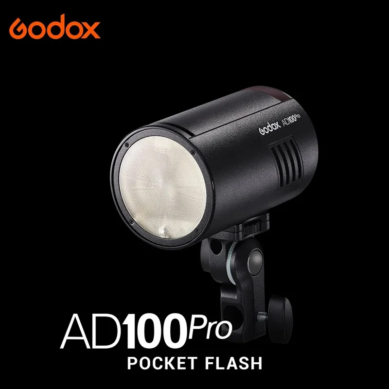 Фото Фотовспышка Godox AD100Pro TTL 2.4G HSS 1/8000s с литиевой батареей 7.2В/2600мАч, 360 полномощных вспышек, 0.01-1.5с, 100 Вт №2