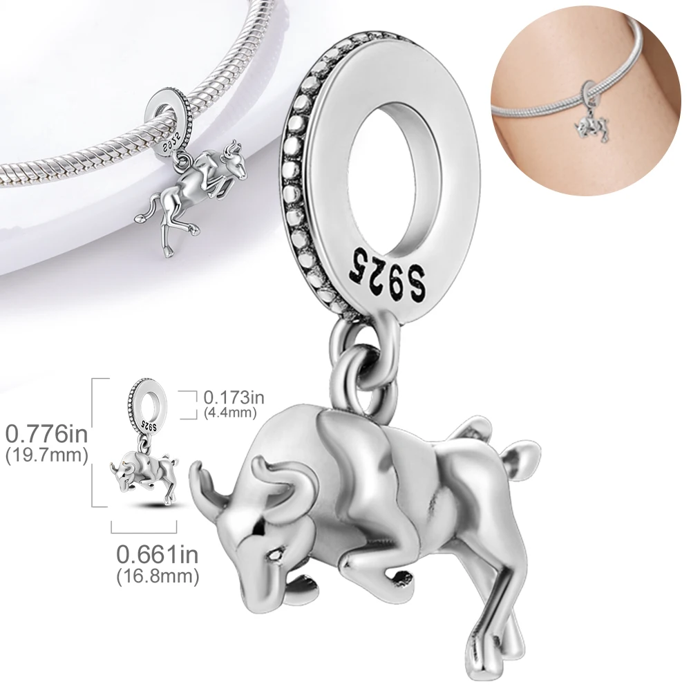 

Подвески Plata De Ley, серебряные бусины 925 пробы, подвески для браслета в виде сердца и змеи, серебряные подвески 925 пробы, оригинальные Подвески для изготовления ювелирных изделий