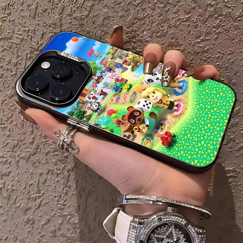 Чехол для телефона MINISO игра с изображением животных матовый цвет серебристый Iphone