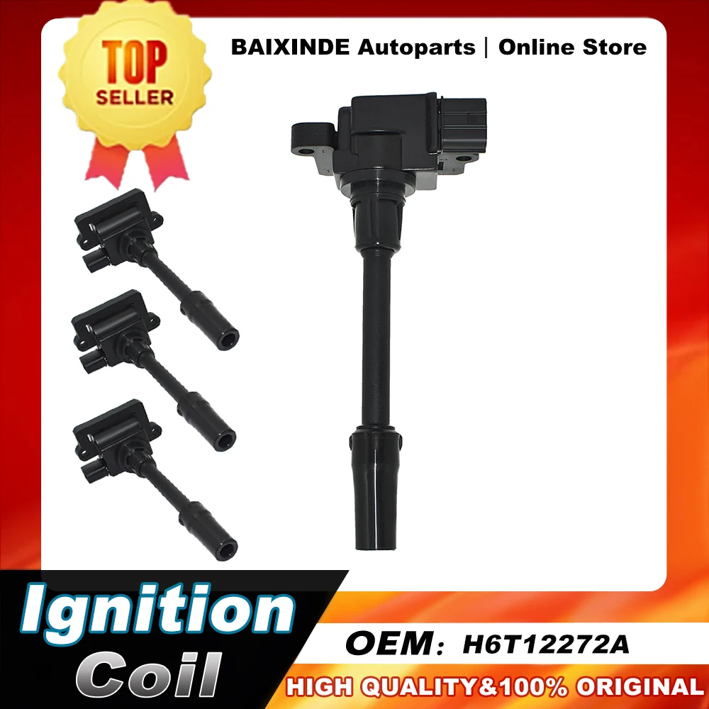 1/4PCS OEM H6T12272A Ignition Coil For MITSUBISHI CHARIOT GRANDIS 97-2003 GALANT VI SPACE RUNNER WAGON 2.4 98-04
