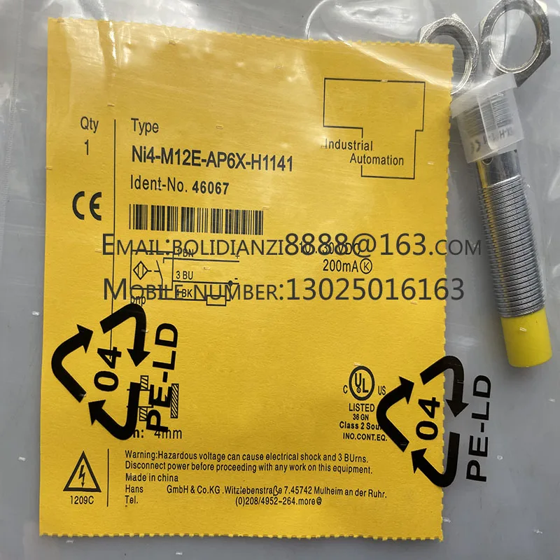 Точечный датчик NI4-M12-AP6X-H1141-H1141 Бесконтактный переключатель