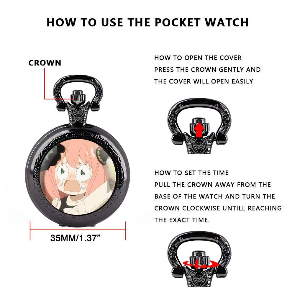 Японское аниме шпион X семья Аня фальсификатор Ретро Мода римские цифры