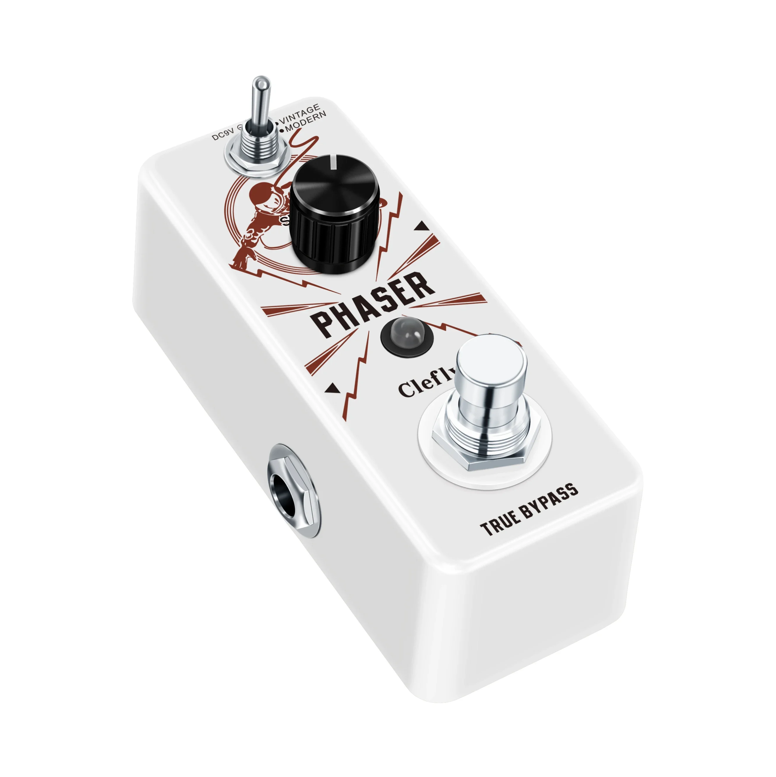 Фото Аналоговая схема гитарных эффектов Clefly Phaser с корпусом из алюминиевого сплава глубокого богатого тона True Bypass для эл... №4