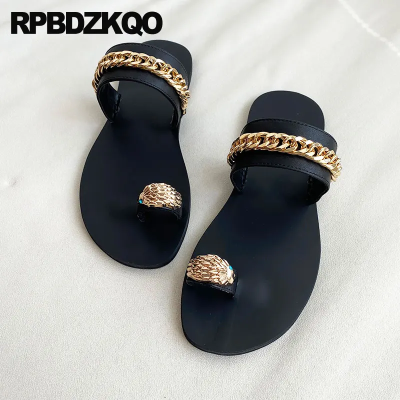 Metal Flats Sandals Ring