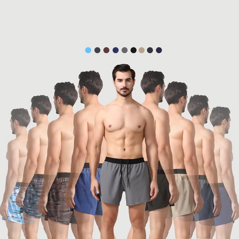 

8-color Sports Shorts Men's Summer Outdoor Loose Camouflage Fitness Breathable Mid-waist Quick-drying Marathon Three-point Pants
