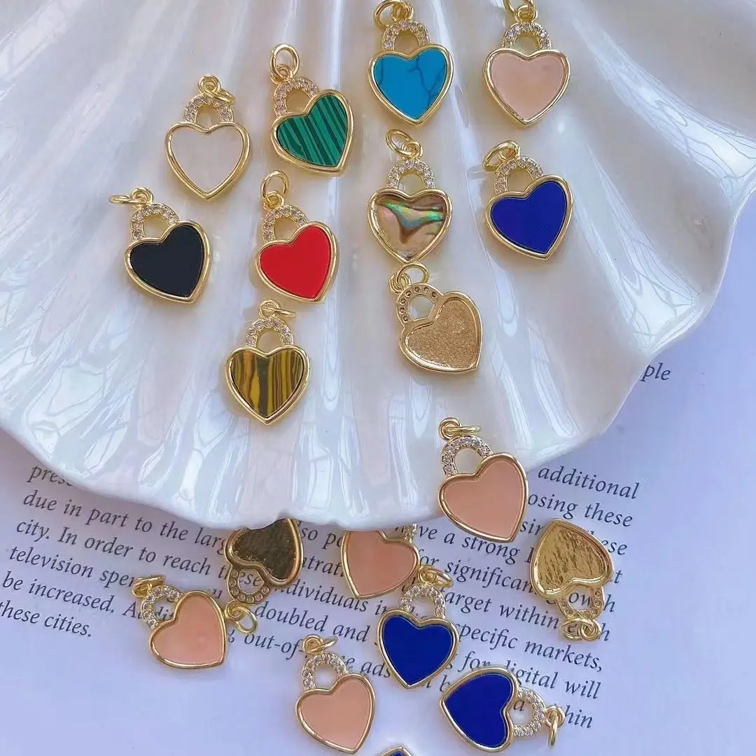 10 шт. позолоченные подвески в виде радуги |