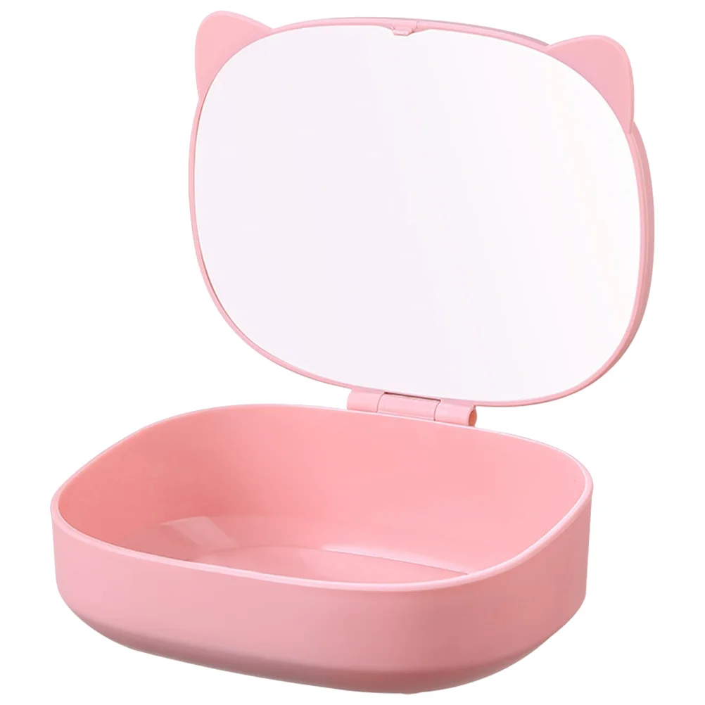 

Hair Barrettes Girls Portable Storage Organizer Tie Holder Vanity Mirror Accessories Scrunchie Pp Travel Bow