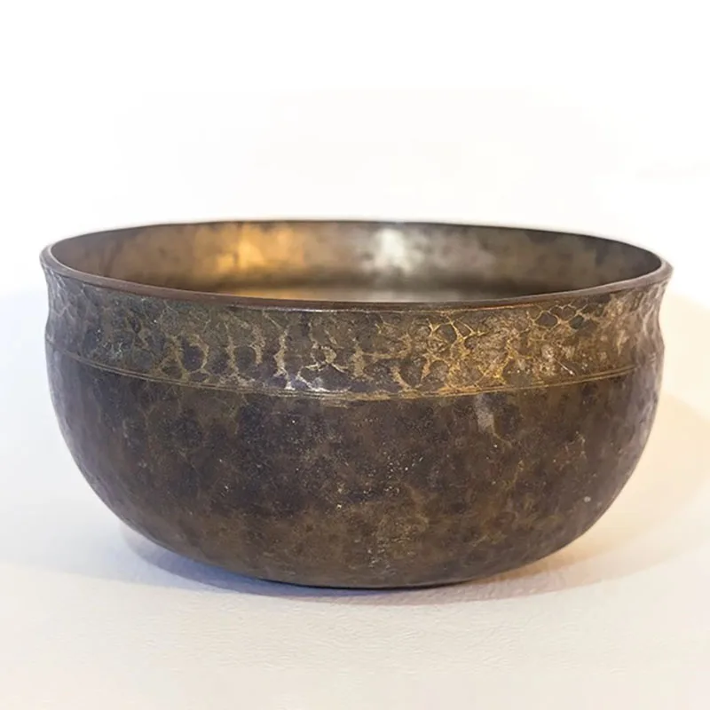 Большая тибетская Поющая чаша ручной работы для медитации массажа йоги из Непала