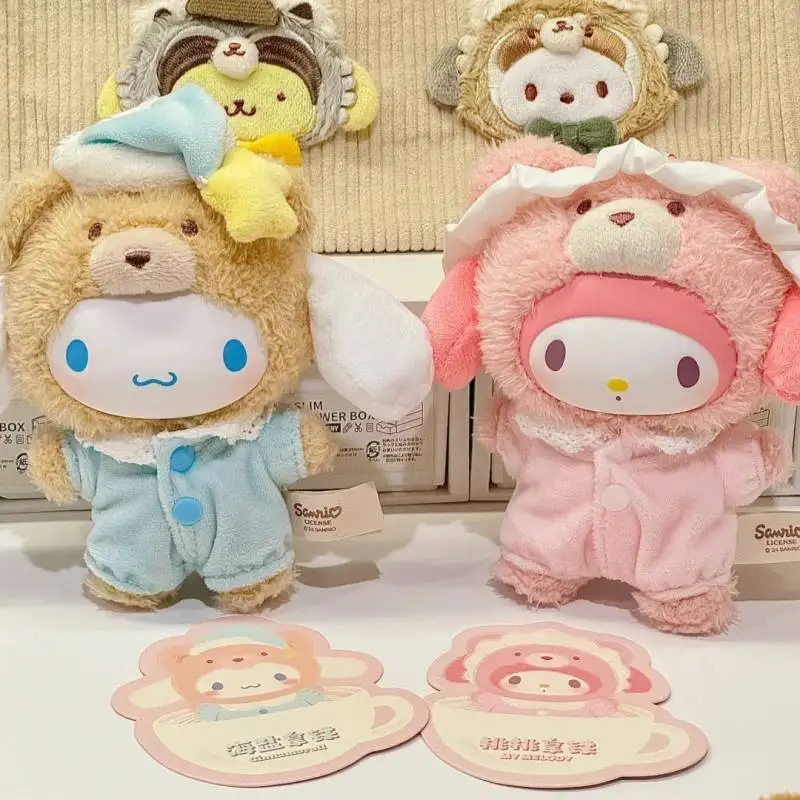 Sanrio персонаж Latte Baby слепая коробка кулон фигурка Cinnamoroll Kuromi игрушка-сюрприз