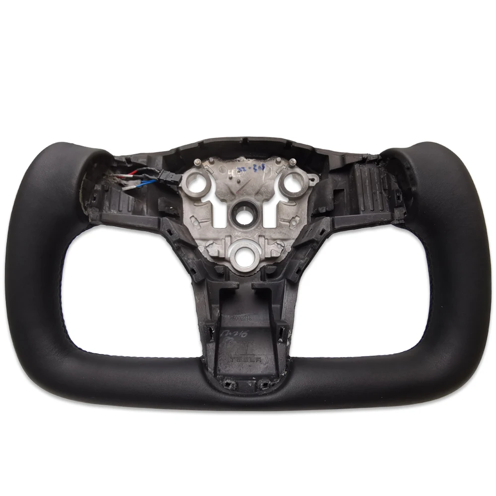 Карбар хомут алькантары оголенное Рулевое колесо для Tesla Model 3 модель Y полностью