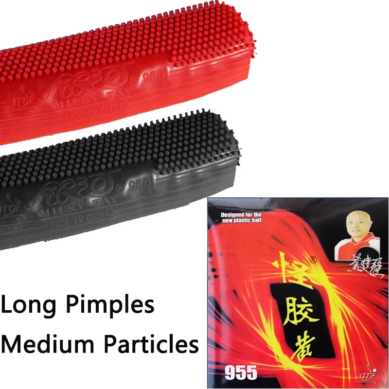Фото Huang Jianjiang Series Long Pips OX одобренная ITTF YINHE Средние частицы Накладка для настольного тенниса Профессиональная резина для соревнований OX №4