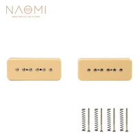 naomi 2pcs soapbar pickups electric guitar soapbar single coil pickups 50mm 52mm bridge neck pichup