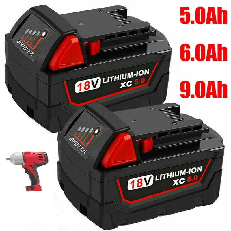 

Для Milwaukee M18 9000mAh 9.0Ah 18V M18 электроинструменты перезаряжаемая литий-ионная батарея Замена 48-11-1815 48-11-1850 48-11-1840 Z50