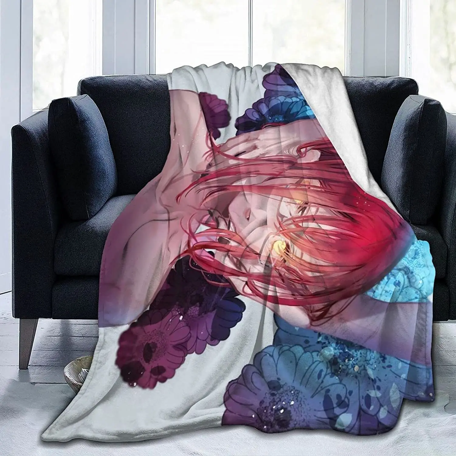 

Gowther Fluffy Soft and Comfortable Blanket, Anime Warm Embrace of Sympathy