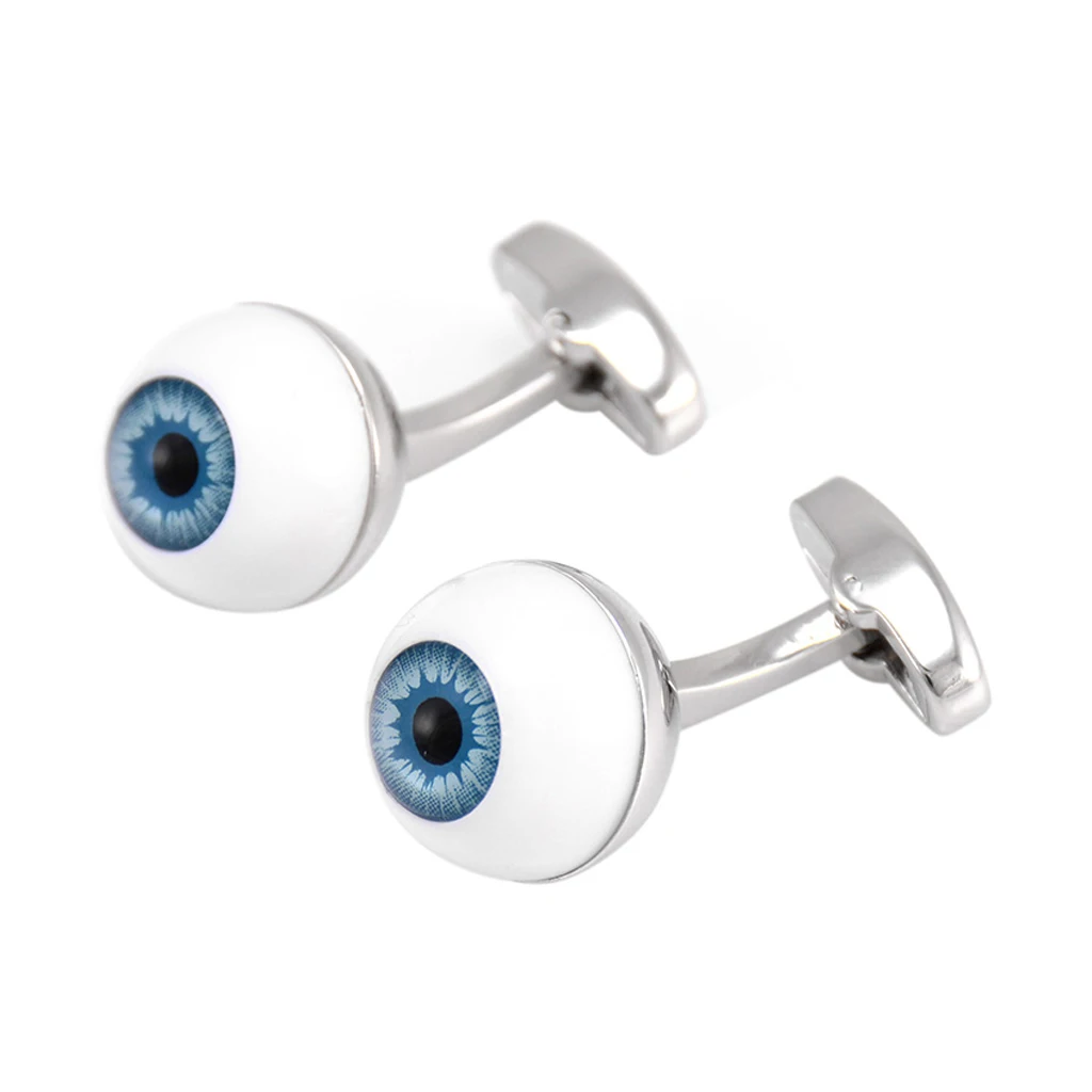 Забавные запонки NVT с глазным яблоком для мужчин подарок вечерние бесплатной