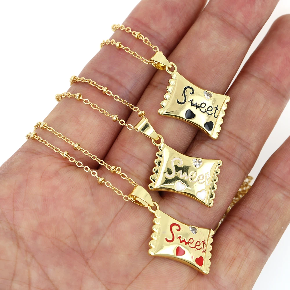 2022 Hot Sale Fashion Classic Hot-selling New Candy Pendant Christmas Wedding Gift Everyday Wear Necklace
