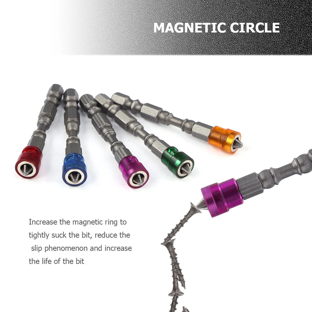 

Drive Guide Drill Bit Extensions Woodworking Tool PH2 Magnetic Bits 1/4 inch Hex Shank Magnet Screw Driver Bit Holder