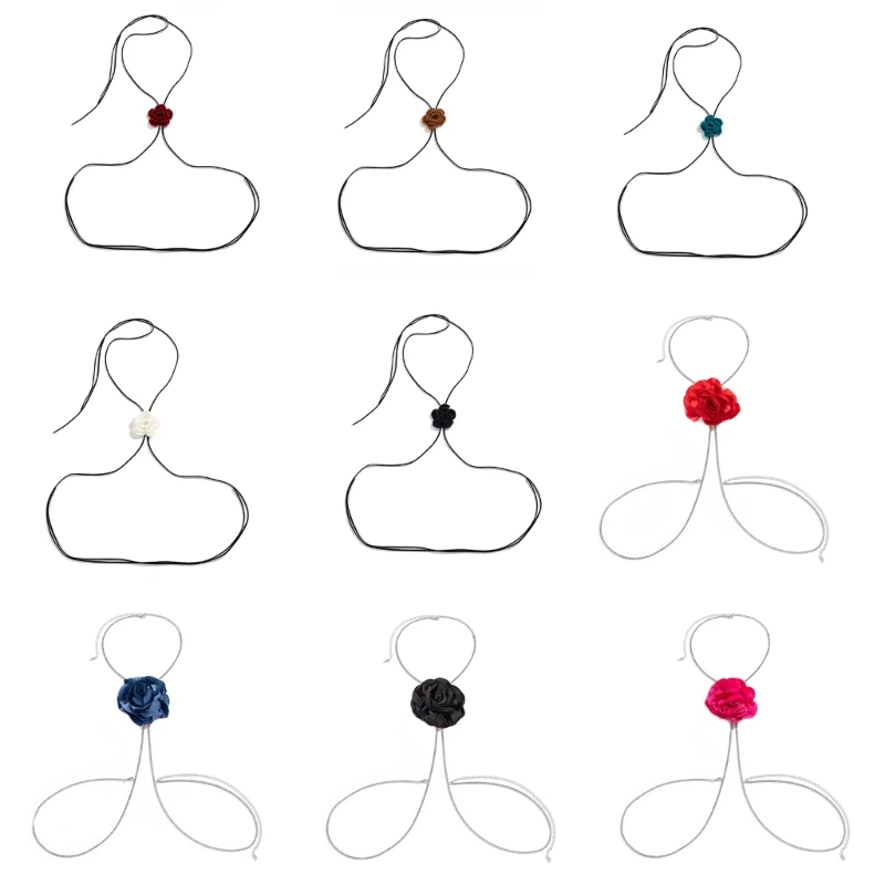 

Flower Bra Chain Chest Chain Necklace Bra Jewelry Bra Chain Chest Bracket Chain