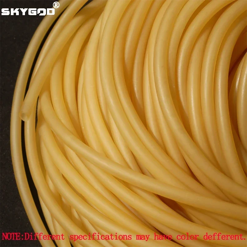 1/3/5 м натуральные латексные резиновые шланги ID 1,6 ~ 18 мм высокоэластичные эластичные хирургические медицинские трубки рогатка катапульта желтый