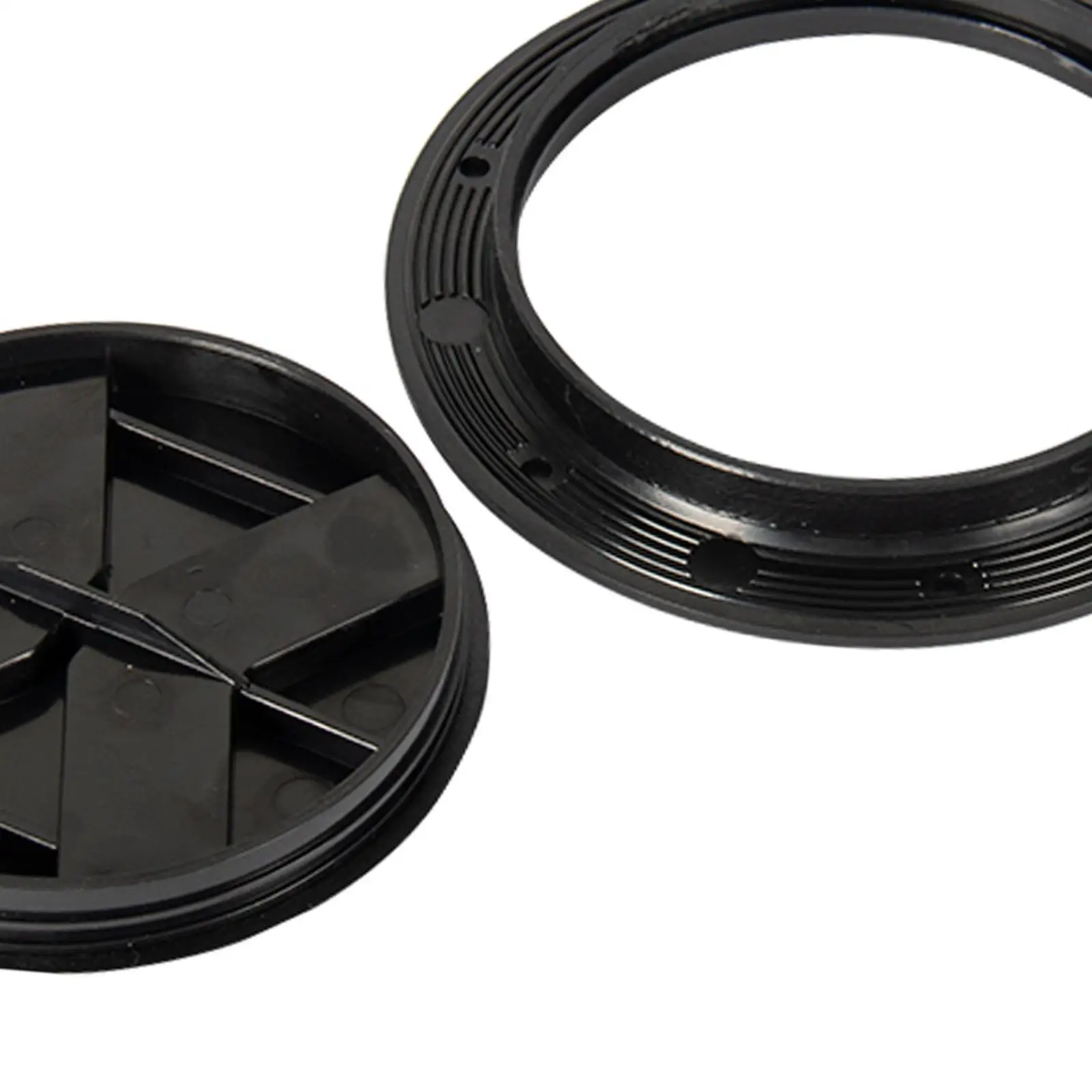 

2/3 Boat 4 inch Access Port Hatch Cover Out Deck Plate for ABS Material Black