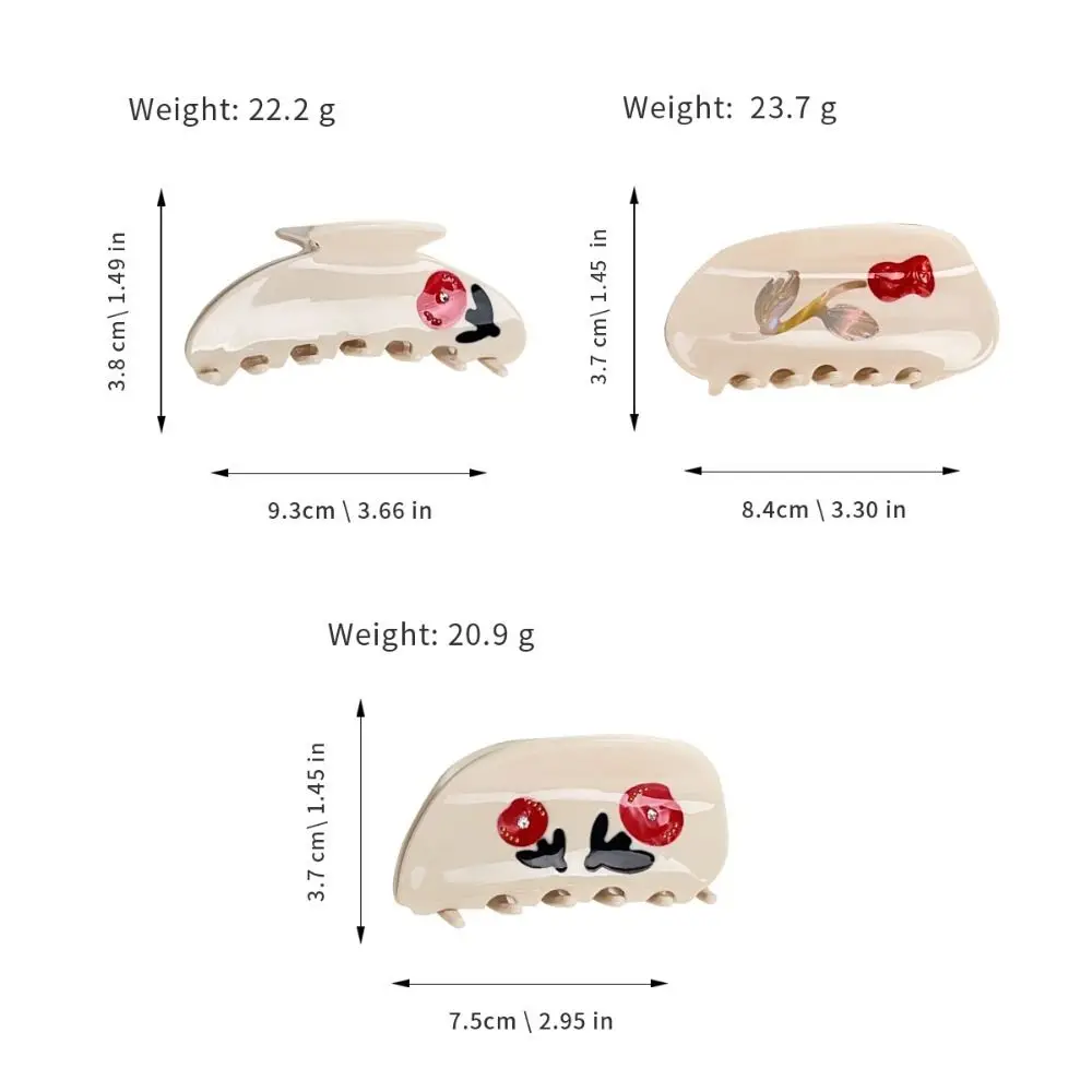 Креативная заколка для волос со стразами и цветком розы с уксусной кислотой
