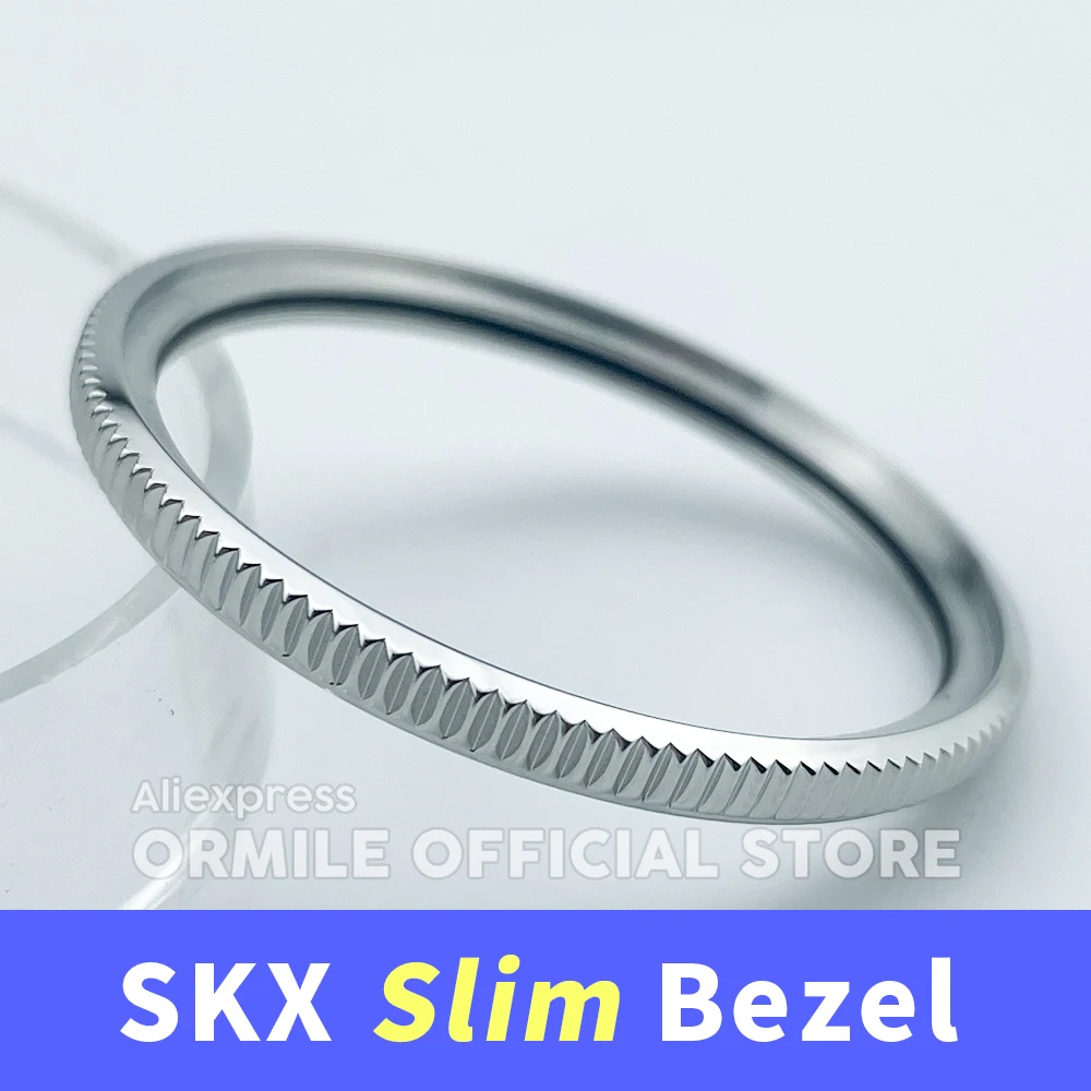 SKX007 SRPD тонкая рамка моды часов 316L нержавеющая сталь тонкие рамки полированная