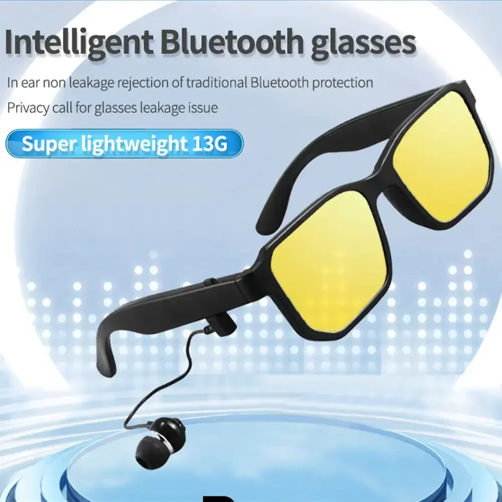 Смарт-очки гарнитура беспроводные 5 1 Bluetooth солнцезащитные очки уличные
