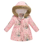 Осенняя модная зимняя верхняя одежда для маленьких девочек, одежда для маленьких мальчиков, комбинезон, детская теплая пуховая куртка с капюшоном, детская одежда, теплое пальто