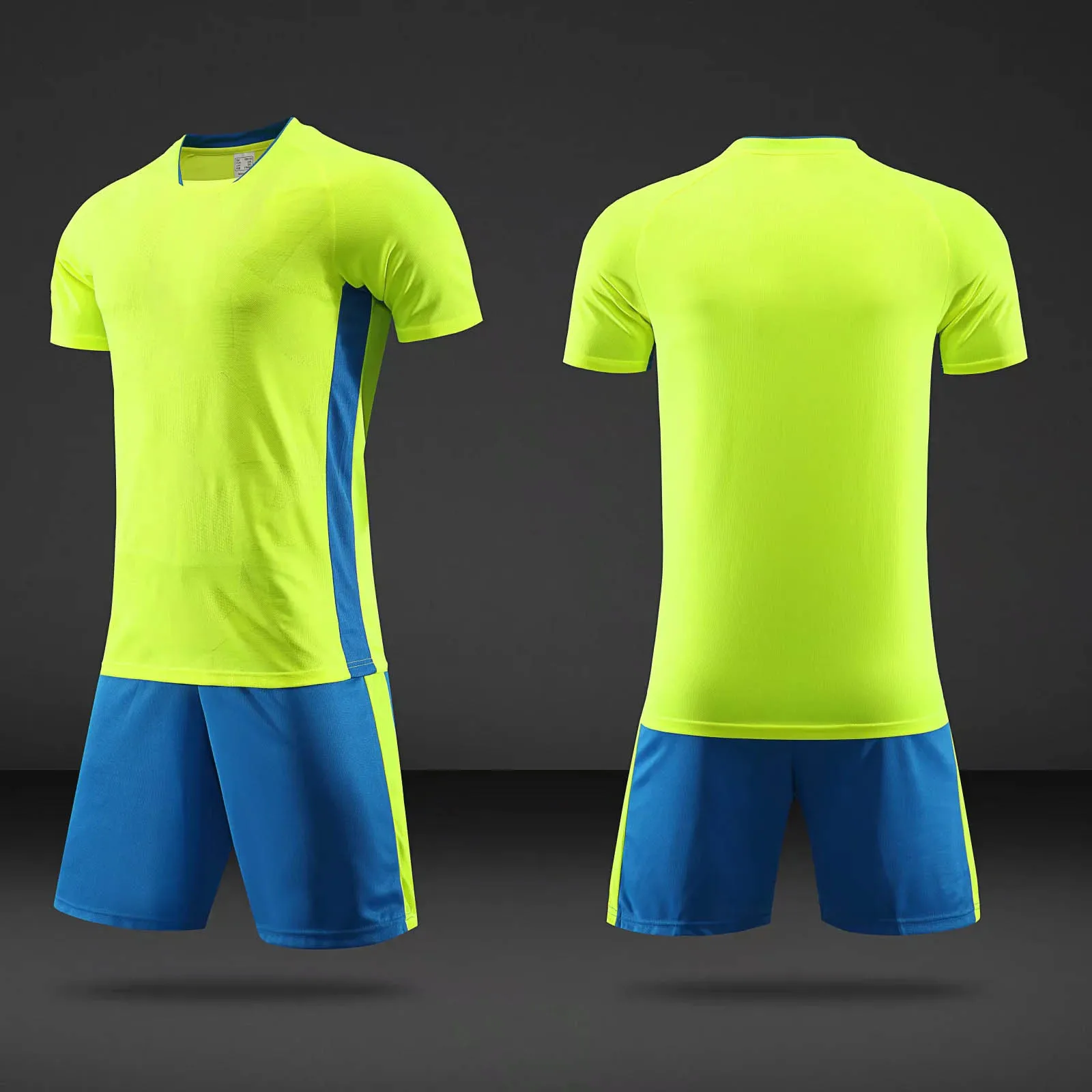 

Custom Adult And Youth Soccer Uniform Breathable Quick Dry Soccer Football Jersey Sets Team Football Kits