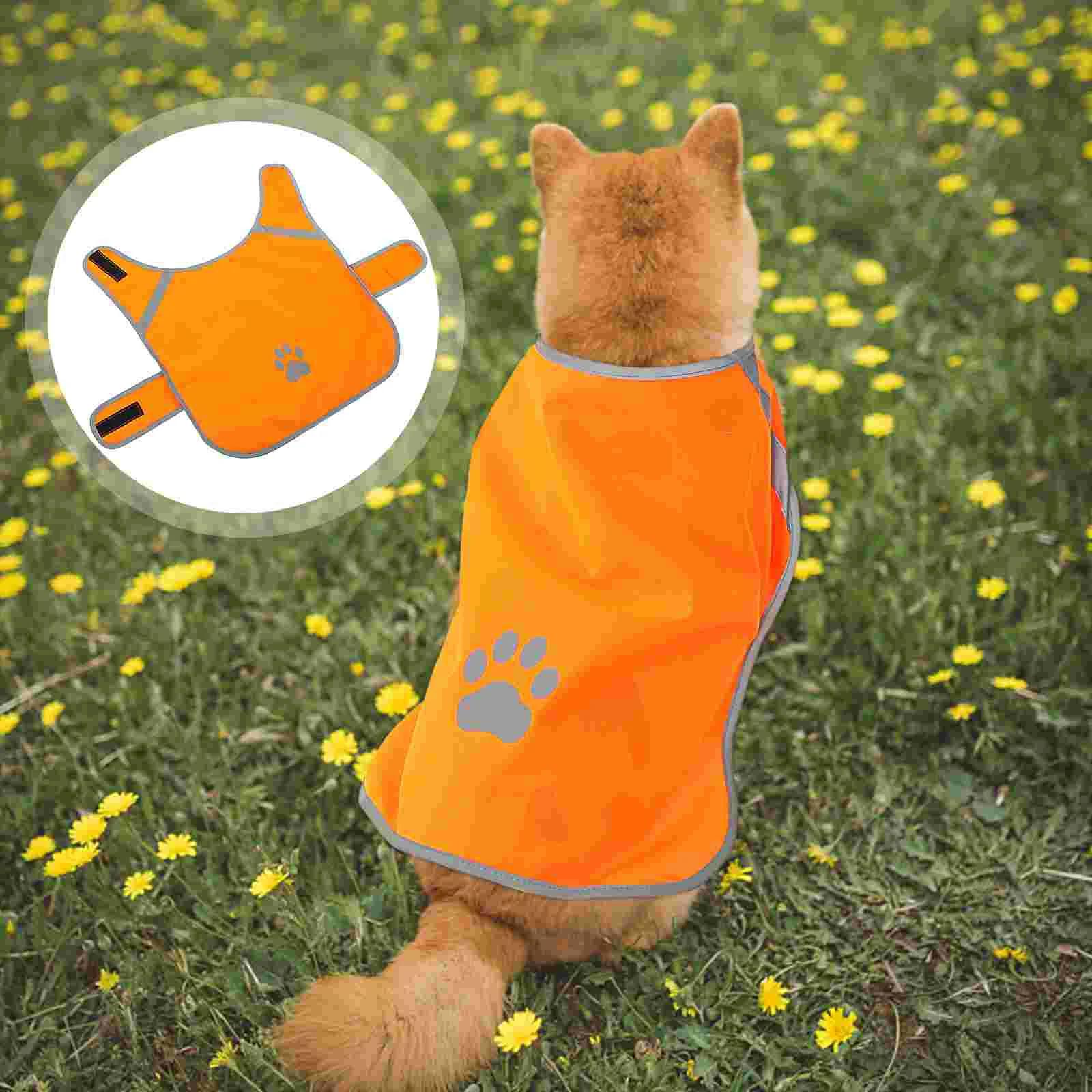 

Small Cat Reflective Vest Outdoor Dog Safety Clothing Pet Protective Costume
