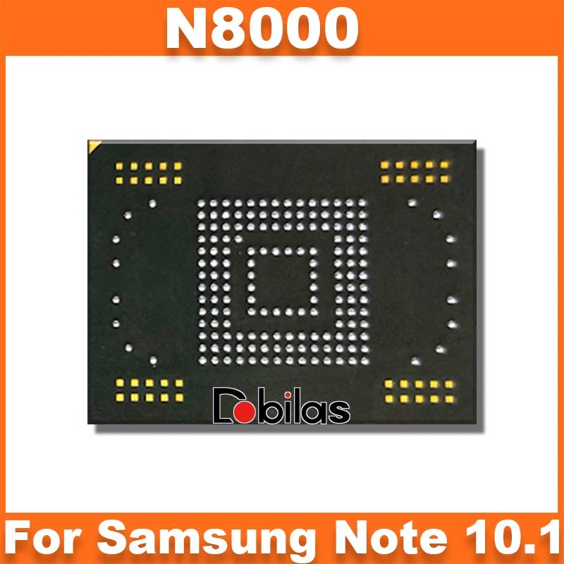 Флеш-память N8000 EMMC для Samsung Galaxy Note 10,1, N8000, 16 ГБ