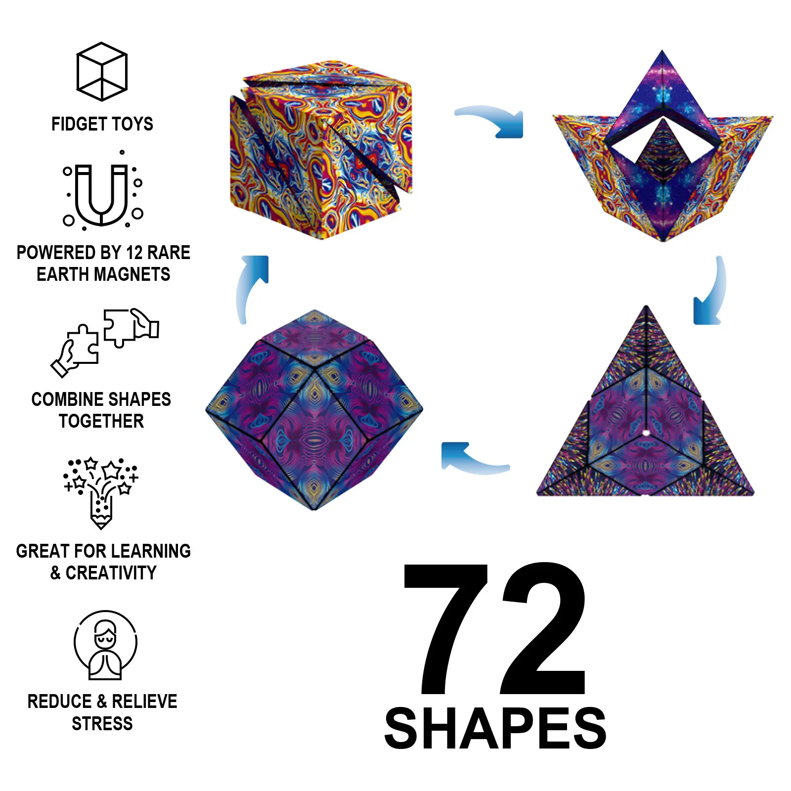 

Changeable Magnetic Magic Cube Variable Magnetic Rubik's Cube