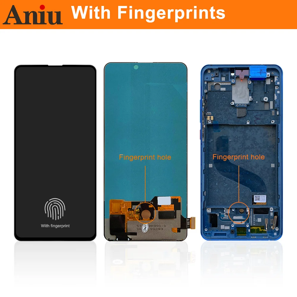 

ЖК-дисплей 6,39 ''для XIAOMI Mi 9T / 9T Pro, ЖК-дисплей с сенсорным экраном и дигитайзером в сборе для Xiaomi Redmi K20 / K20 Pro, ЖК-дисплей