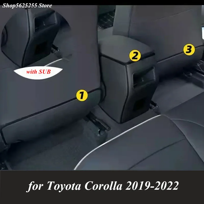 

Car Rear Seat Anti-Kick Pad for Toyota Corolla 2019 2020 2021 2022 Accessories Back Seat Protection Cover Interior Modification